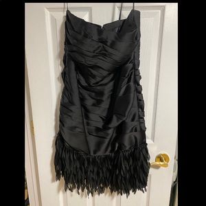 Le Château Black Strapless Formal Dress